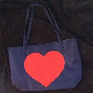 Avon Nylon Heart Tote Bag Brand New! ❤️💙